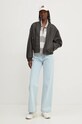 Πουλόβερ Hollister Co. KI350.4171.114 γκρί AW24