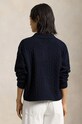 Вовняний светр Polo Ralph Lauren 211910158 блакитний AW24