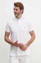 Tommy Hilfiger polo de bumbac slim alb MW0MW35589