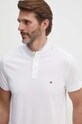Tommy Hilfiger polo de bumbac MW0MW35589 alb AW24