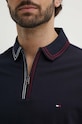 Tommy Hilfiger pamut póló MW0MW35594 sötétkék