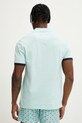 Oblečení Bavlněné polo tričko Vilebrequin PALATIN PLTAN100 tyrkysová