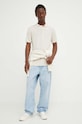 G-Star tricou polo D24663.D618 bej AW24