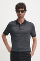 BOSS polo de bumbac gri 50518877