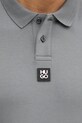 Bavlněné polo tričko HUGO Deabono_D 50517638 šedá