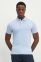 Pamučna polo majica Polo Ralph Lauren plava 710713130