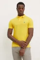 κίτρινο Βαμβακερό μπλουζάκι πόλο Polo Ralph Lauren