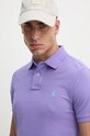 Polo Ralph Lauren polo bawełniane fioletowy 710795080