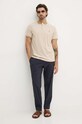 Хлопковое поло Polo Ralph Lauren 710941504 коричневый AW24