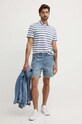 Бавовняне поло Polo Ralph Lauren 710941993 темно-синій AW24