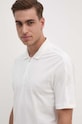 Armani Exchange polo bawełniane biały 6DZFLC.ZJM5Z