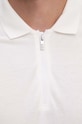 Armani Exchange polo bawełniane 6DZFLC.ZJM5Z biały