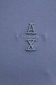 Бавовняне поло Armani Exchange блакитний 6DZFLK.ZJXUZ