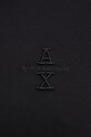 Бавовняне поло Armani Exchange чорний 6DZFLK.ZJXUZ