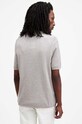 AllSaints polo bawełniane AUBREY SS szary M020KA