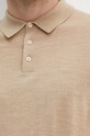 Michael Kors polo wełniane beżowy CT460C47AP