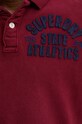 Superdry polo de bumbac M1110396A.TYP burgundia