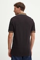 Odzież Versace Jeans Couture polo bawełniane 77GAGT04.CJ01T czarny