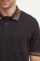 Versace Jeans Couture polo bawełniane czarny 77GAGT04.CJ01T