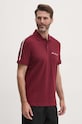 Armani Exchange tricou polo regular burgundia 8NZFSG.ZJ81Z