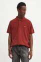 Levi's polo de bumbac regular rosu 001EX