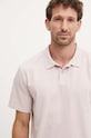 Levi's polo bawełniane A6735 różowy AW24
