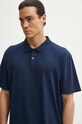 Bombažen polo Levi's modra A6735