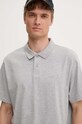 Bavlněné polo tričko Levi's šedá A6735