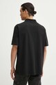 Levi's polo bawełniane A6735 czarny AW24