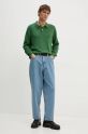 Levi's maglione in cotone A8623 verde AW24