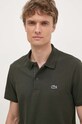 Lacoste tricou polo verde DH5522