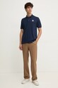 Бавовняне поло Lacoste PH2723 темно-синій AW24