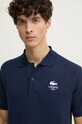 Бавовняне поло Lacoste темно-синій PH2723
