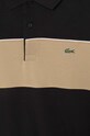 Îmbrăcăminte Lacoste polo de bumbac PH2847 negru