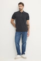 Lacoste polo bawełniane PH2857 czarny AW24
