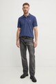 Bavlnené polo tričko Lacoste PH3518 fialová AW24