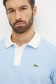Lacoste polo de bumbac albastru PH3760