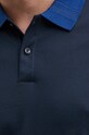 Bavlněné polo tričko BOSS 50521127 námořnická modř