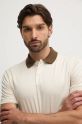 BOSS polo in cotone beige 50521127