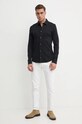 BOSS koszula bawełniana 50523932 czarny AW24
