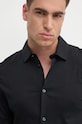 Bavlněná košile BOSS černá 50523932