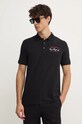 Îmbrăcăminte Karl Lagerfeld tricou polo 544221.745026 negru