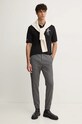Karl Lagerfeld polo bawełniane 544225.745442 czarny AW24