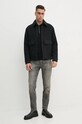 Tričko s dlouhým rukávem Karl Lagerfeld 544221.745015 černá AW24