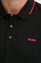 Бавовняний лонгслів HUGO 50525864 чорний