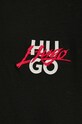 Бавовняне поло HUGO 50533657 чорний