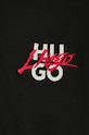 HUGO polo de bumbac 50533657 negru