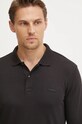 Calvin Klein longsleeve din bumbac negru K10K112750