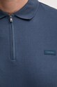 Calvin Klein longsleeve din bumbac K10K113586 albastru