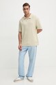 Бавовняне поло Calvin Klein Jeans J30J326688 бежевий AW24